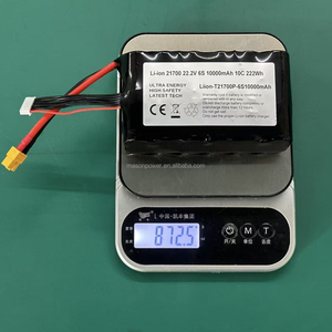 전문가용 22.2V <span class=keywords><strong>10Ah</strong></span> 리튬 리포 배터리 10000mAh 6S1P 10C 속도 안정적인 방전 성능 농업 및 FPV 드론용 - Product Image 4