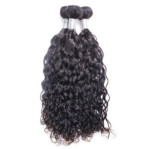 Lot complet de cheveux humains bruts brésiliens indiens Remy 10A, ondulés effet eau, bouclés, vierges, cuticules alignées, vente en gros pour revendeurs - Product Image 4