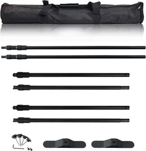 8 <span class=keywords><strong>x</strong></span> 8ft Backdrop biểu ngữ đứng có thể điều chỉnh Backdrop đứng triển lãm thương mại Backdrop bước và lặp lại khung biểu ngữ đứng - Product Image 4