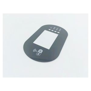 Panel de Control de Membrana PET Ovalado Personalizado, Cubierta de Teclado para Equipos Industriales con Ventana de Visualización y Protector de Pantalla - Product Image 3