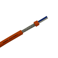 Câble de microphone stéréo flexible de 100m de qualité supérieure, couleur rouge, réduction du bruit en cuivre à 2 cœurs, idéal pour les configurations de micro professionnel