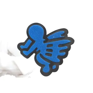 Печать на одежде этикетки на заказ силиконовая теплопередающая Резина 3d печать Силиконовая Логотип Силиконовая этикетка для одежды