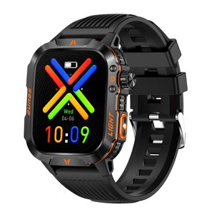 DF TAC Gadgets électroniques sportifs Nouvelle montre connectée BT Répondre aux appels Montre d'extérieur Lampe de poche Équipement personnel pour le camping en plein air - Product Image 1