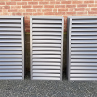 Cadre de persiennes en aluminium fixe/mouvement libre Vangaurd Solutions, persiennes personnalisées pour l'extérieur des bâtiments