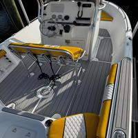 Tapis de pont en mousse EVA imitation teck pour bateau Proline 20 Sport Cockpit Pad 2007, style SeaDek MarineMat Gatorstep, auto-adhésif