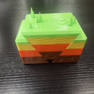 Modèle de terrain plié et déformé en 3D, outil pédagogique de géologie <span class=keywords><strong>pour</strong></span> la démonstration de la structure terrestre - Product Image 2