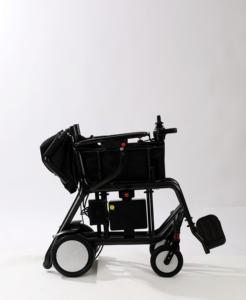 Fauteuil roulant pliable électrique motorisé robuste adapté aux personnes handicapées pour voyager - Product Image 2