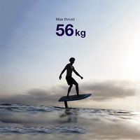 Système de propulsion sous-marine 56KG Thruster DC Brushless Motor IP68 avec contrôleur et ESC pour planche électrique et jet-boat