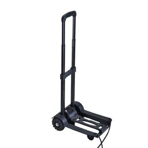 कॉम्पैक्ट मिनी स्टील कोलैप्सिबल टेलीस्कोपिक लाइटवेट फ्लैट फोल्डिंग पोर्टेबल शॉपिंग रिट्रैक्टेबल लगेज हैंड ट्रॉली कार्ट ट्रक - Product Image 1