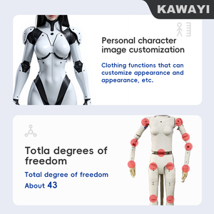 Bionic <span class=keywords><strong>Robot</strong></span> hình người làm đẹp da Silicone biểu hiện phong phú chuyển động cơ thể quầy lễ tân <span class=keywords><strong>Robot</strong></span> - Product Image 5