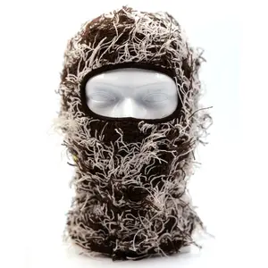 Masque facial tricoté camouflage personnalisé Shiesty Yeat Airsoft pour hommes/femmes
