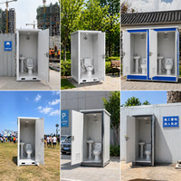 Cabine de toilette mobile moderne, isolée, imperméable, écologique, en panneaux sandwich, pour événements extérieurs, festivals, OEM, ODM, livraison rapide