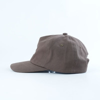 Gorra de 5 Paneles de Alta Calidad OEM, Diseño Personalizado de Alta Calidad, Visera Ligeramente Curvada, Gorras de Perfil Bajo con Logotipo Bordado Plano