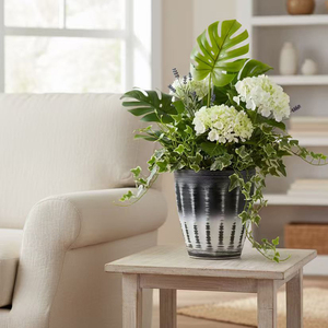 Leizisure Pots de plantes ronds rustiques uniques de haute qualité Petits jardinières en plastique pour plantes d'intérieur Macetas Decorativas Desktop - Product Image 2