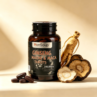 Tabletas de Ginseng, Cistanche y Maca de Marca Privada Personalizadas, Sin Gluten, para el Mantenimiento del Bienestar General