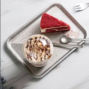 304 acier inoxydable mousse <span class=keywords><strong>viande</strong></span> <span class=keywords><strong>plateau</strong></span> <span class=keywords><strong>de</strong></span> service ensemble apéritif Snack Dessert plateaux <span class=keywords><strong>de</strong></span> service fête affichage des aliments - Product Image 4