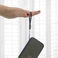 Sangles rondes en nylon bon marché pour téléphone portable, lanière courte anti-perte pour étui de téléphone, caméra USB