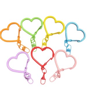 Boucle en alliage de zinc en forme de cœur pour la fabrication de colliers, porte-clés, accessoires de bijouterie, style moderne et simple 192 - Product Image 5
