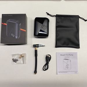 전기 자전거 타이어 펌프 최대 150 PSI 충전식 3000mAh 휴대용 미니 자동 플라스틱 에어 펌프 (자전거, 오토바이 타이어용) - Product Image 3