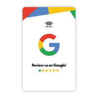 Lien d'affaires programmable pop-up carte de robinet rfid nfc google carte d'examen google play carte-cadeau personnalisée