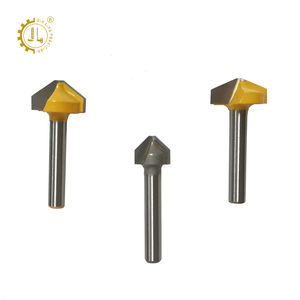 ACP panelleri V kanal açma yönlendirici Bit alüminyum kompozit malzeme ACM V Bit CNC v-oluk yönlendirici Bit kompozit malzemeler için - Product Image 2