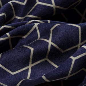 Pañuelo de algodón estampado OEM, pañuelo de algodón personalizado de 120x120 cm - Product Image 3