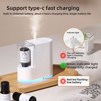 Nouveau diffuseur d'aromathérapie intelligent sans fil rechargeable, vaporisateur de parfum automatique pour la maison et la chambre, parfum longue durée, purificateur d'air