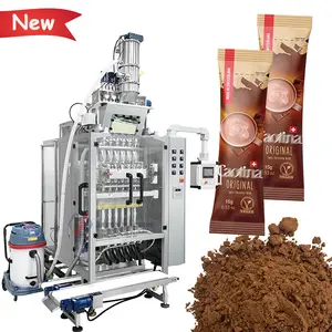 Hoge Kwaliteit Chocolade Cacaopoeder Stok Sachet Verpakkingsmachine Automatische Multi-Lane Sachet Verpakkingsmachine