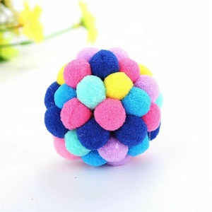 Pelota Multicolor con Campana, Pelota Rebotante con Sonido Interactivo para Gatos, Juguetes para Mascotas al por Mayor - Product Image 3