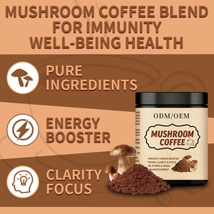 Fórmula de Café Orgánico con Hongos en Polvo Personalizada, Gluconato de Zinc, Suplemento en Polvo Instantáneo, Envase en Botella, Mejora la Inmunidad - Product Image 4