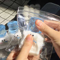 Mini-gobelet créatif en TPR souple à rebond lent, jouet promotionnel 3D en forme de dessin animé, cadeau de bienvenue original numérique