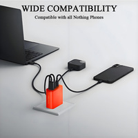 TKT 3 en 1 100W GaN chargeur intelligent personnalisable multi-ports chargeur rapide PD ABS bureau 100W puissance de sortie chargeur rapide de téléphone américain