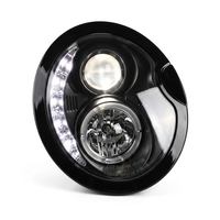 Convient pour l'assemblage des phares de BMW MINI R50 01-06, phare au xénon à lentille LED Angel Eye modifiée R52 R53
