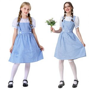 Low Price Dorothy Costumes Cute Blue Plaid Dress | Alibaba.com