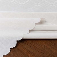 Nappe en PVC imperméable et résistante à l'huile tissée pour la protection des tables à manger à la maison et à l'extérieur