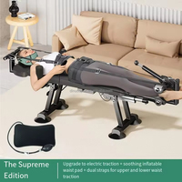 Système de thérapie électrique à domicile pour la décompression orthopédique de la colonne vertébrale cervicale et lombaire, dispositif de traction, lit inclinable et plan pour l'entraînement