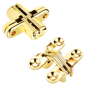 Bisagra de Resonancia con Cierre Suave de 180 Grados, Chapada en Oro - Product Image 1
