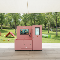 Lavadora de Mascotas Semiautomática de Cadena Completa para Perros y Gatos, Baño Multifunción a Temperatura Constante, Acero Inoxidable, Uso en Interiores y Exteriores