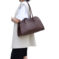 Sac à main en cuir véritable de première qualité à compartiment unique pour femme, style décontracté, avec fermeture éclair, deux poignées et doublure en polyester