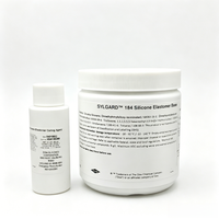 Kit d'élastomère silicone DOWSIL SYLGARD 184 transparent, silicone PDMS biomédical pour utilisation en laboratoire de microfluidique, 500g