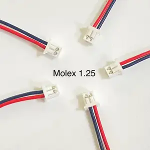 Connecteur Micro Jst MX personnalisé Molex Picoblade 51021 1.25mm 1.25mm 2/3/4/5/6 broches femelle et mâle connecteur 2 broches faisceau de câbles