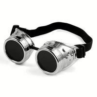 Lunettes de soleil personnalisées vintage rétro style punk gothique pour hommes, idéales pour Halloween, protection UV400, lunettes cyberpunk steampunk