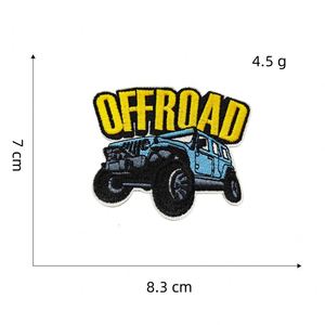 Nouvelle broderie thermocollante NODA de haute qualité sur le thème du camping pour la décoration de manteaux et chapeaux d'extérieur - Product Image 2