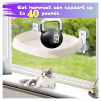 Lit suspendu pour chat, hamac confortable pour chaton, perchoir pliable, hamac de fenêtre pour chat