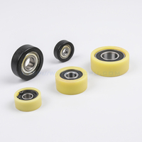 Roue de guidage en nylon plastique professionnel durable, roue de poulie en nylon usinée par CNC et roue en PU