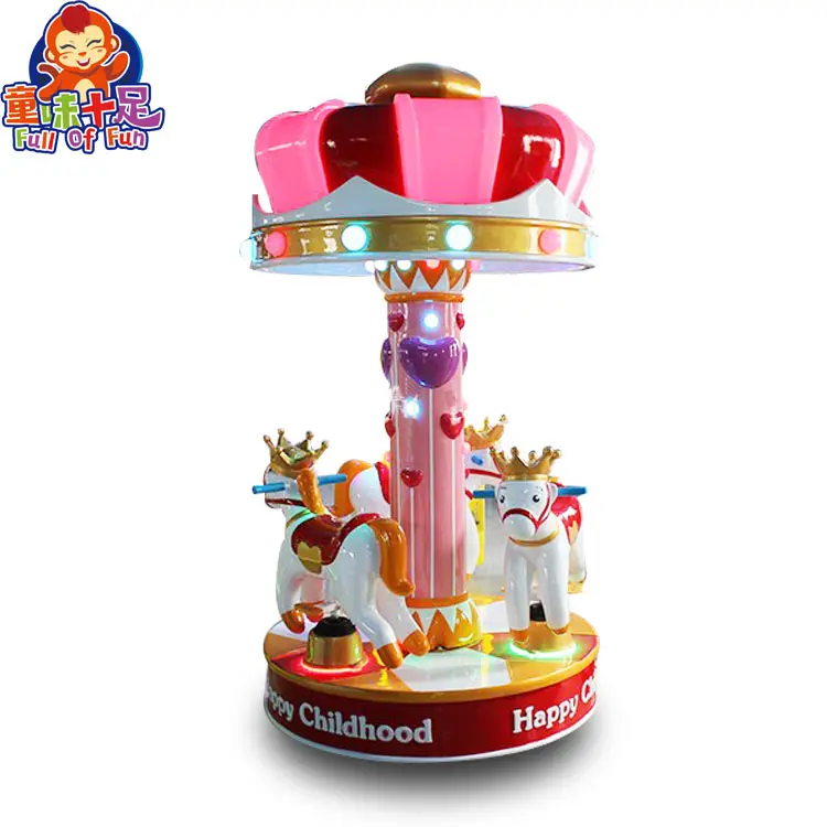 Novo design interior pequeno carrossel merry go round crianças carrossel para venda merry go round