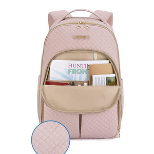 <span class=keywords><strong>Mochila</strong></span> para ordenador portátil con múltiples compartimentos para <span class=keywords><strong>mujer</strong></span>, bolso escolar ligero para libros, para chicas y estudiantes - Product Image 2