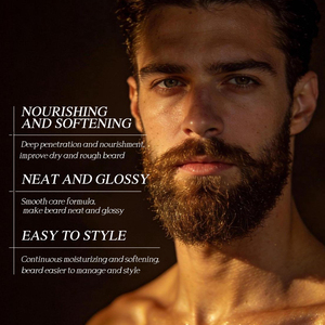 Crème de soin pour barbe KORMESIC, marque privée, bio, non parfumée, baume hydratant, lissant, adoucissant, tenue moyenne, fini brillant - Product Image 2