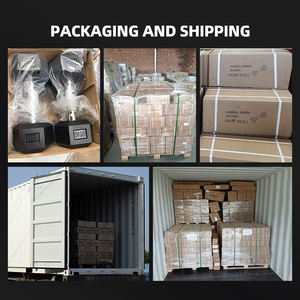 משקל יד שחור 2.5 ק "ג-50 ק" ג ברזל יצוק באיכות גבוהה גומי מצופה משושה משופשף משקולות משושה - Product Image 5