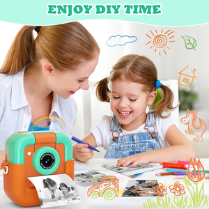 Cámara Instantánea para Niños M8 con 180 Fotos °   Cámara Digital de Juguete con Lente Selfie Flip de 2.4 Pulgadas y 1080P, Regalo de Cumpleaños para Niños - Product Image 3